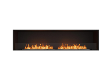 FLEX 86SS - Bioethanol steel Fireplace insert with Panoramic Glass by EcoSmart Fire - view 3